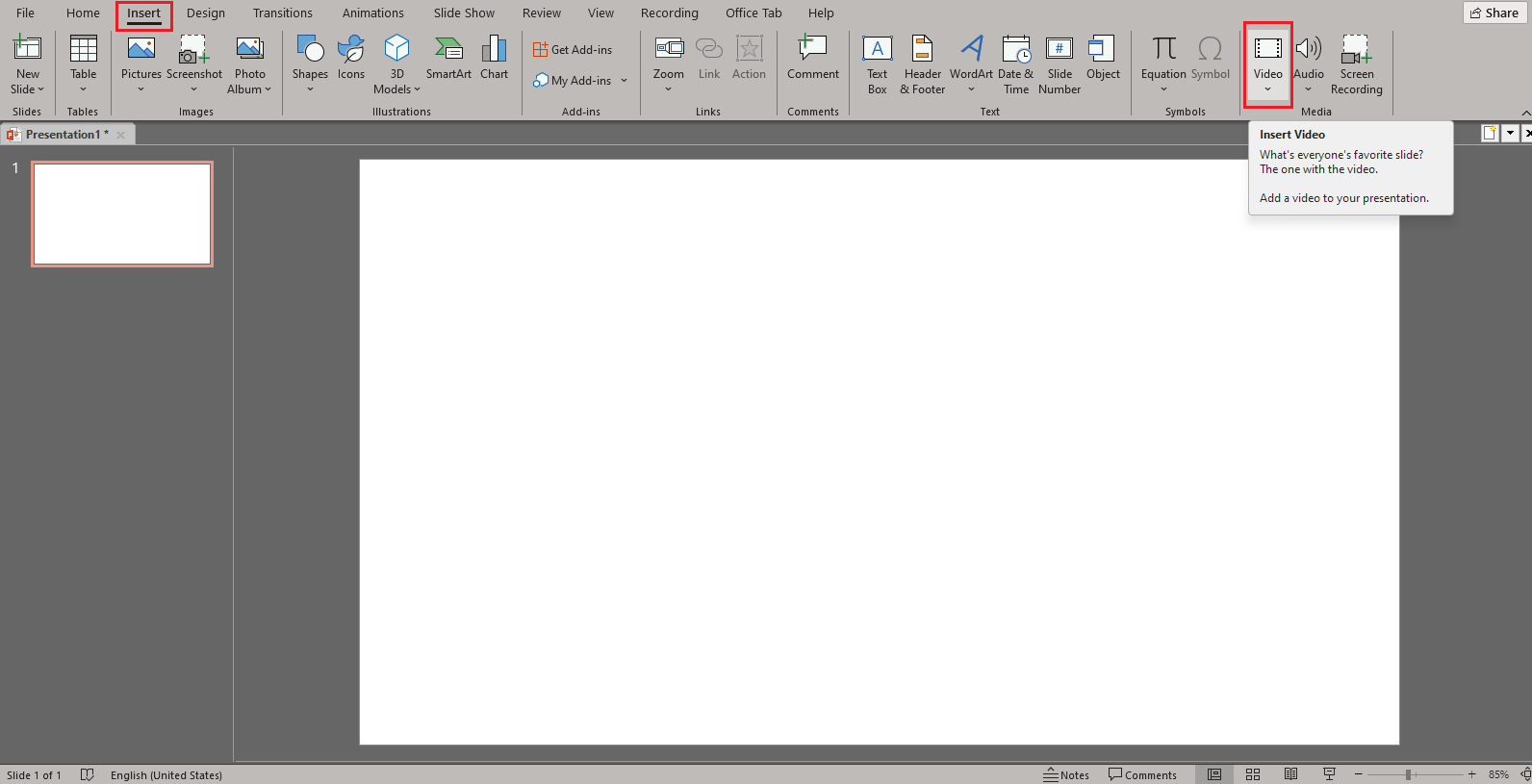 Hướng dẫn cách chèn video vào PowerPoint 2