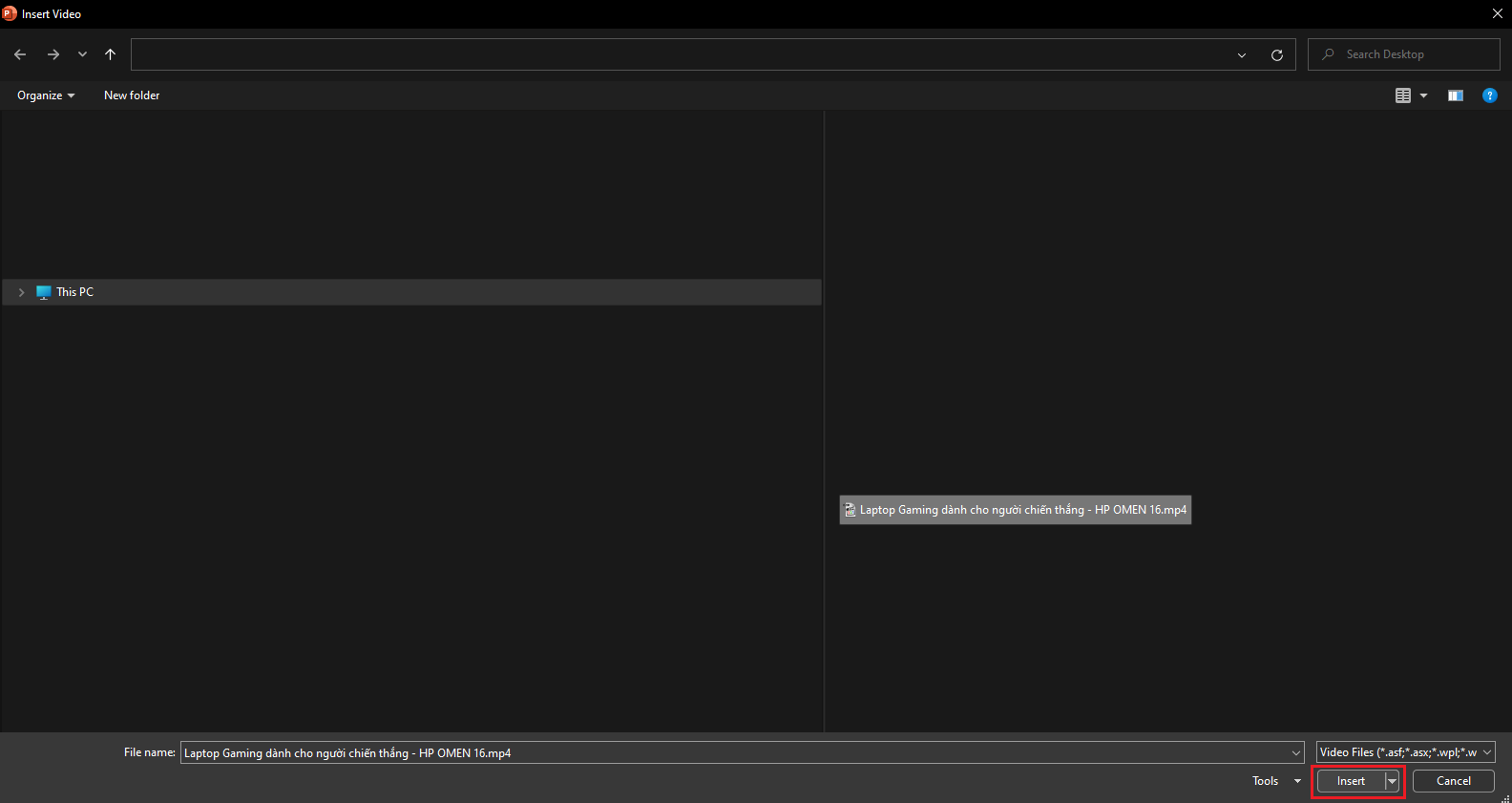 Hướng dẫn cách chèn video vào PowerPoint 4