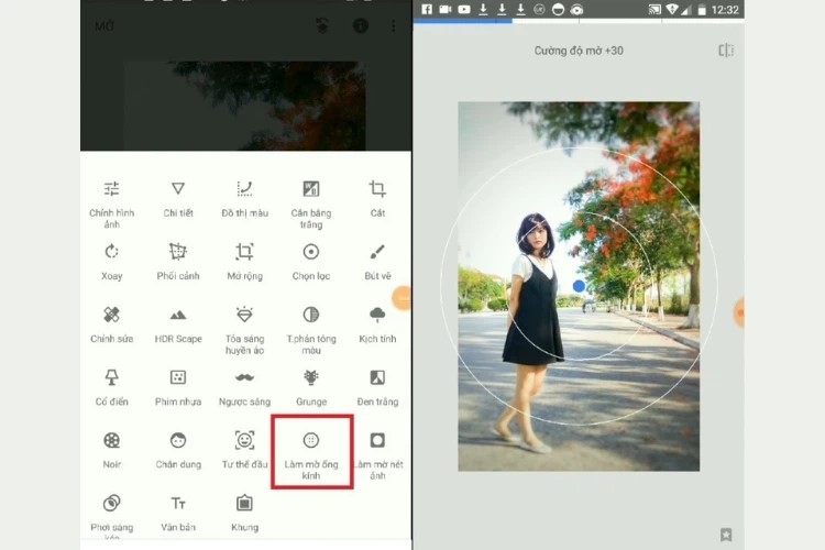 Cách làm mờ nền ảnh thủ công