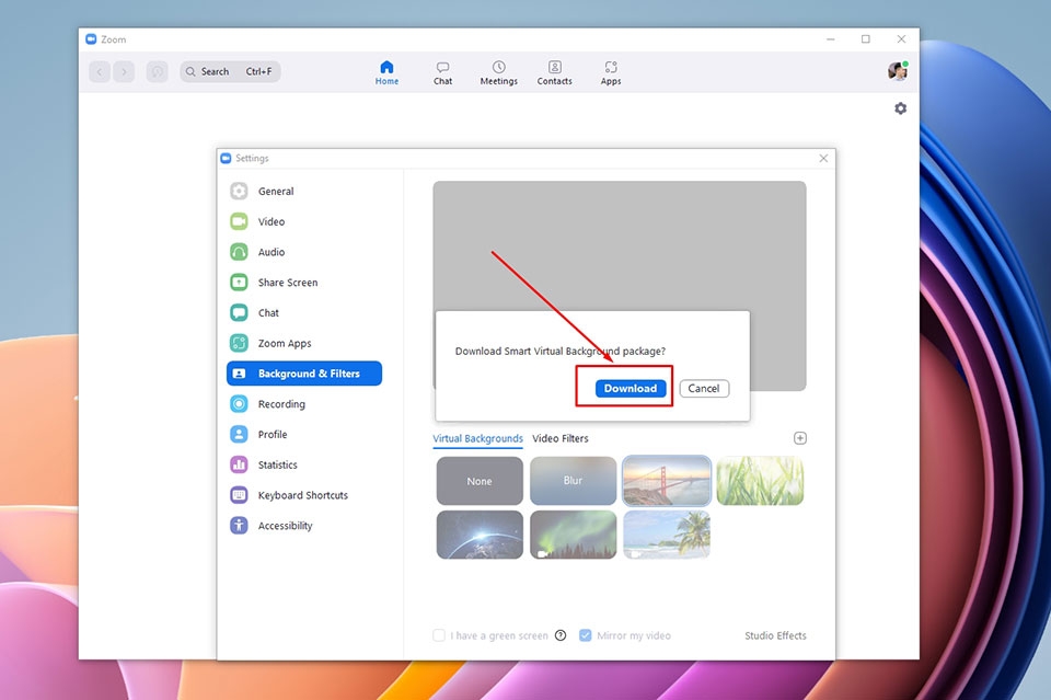 Cách thay đổi background Zoom - Ảnh 5
