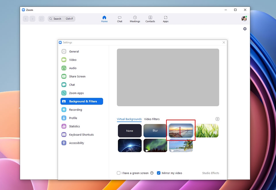Cách thay đổi background Zoom - Ảnh 06