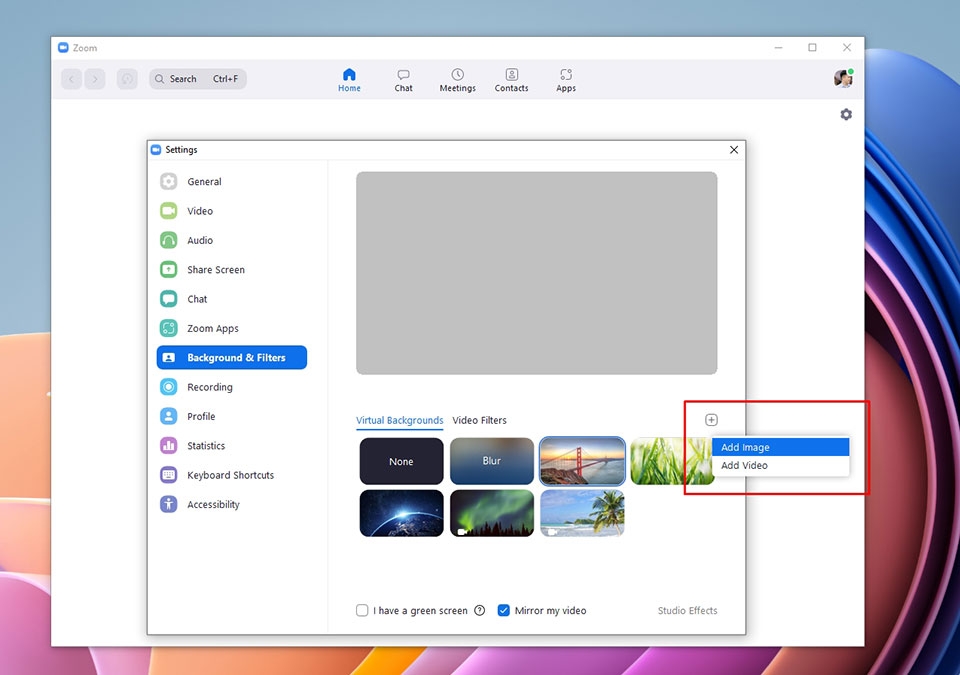 Cách thay đổi background Zoom - Ảnh 07