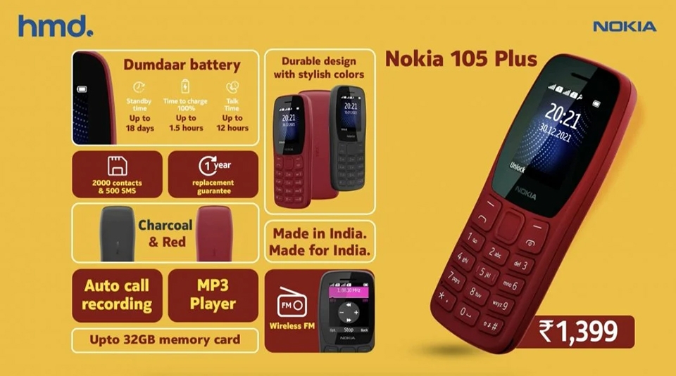 Nokia 105 Plus Nokia 105 Plus
