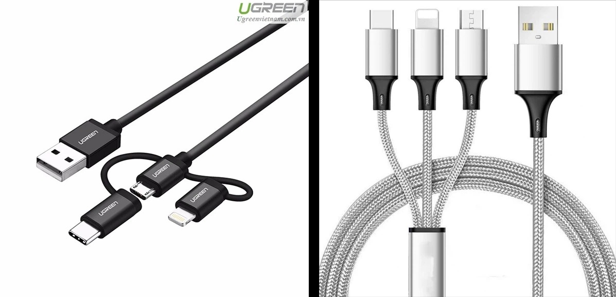 cáp sạc all in one 3