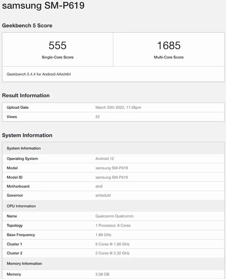 Galaxy Tab S6 Lite (ảnh 2)