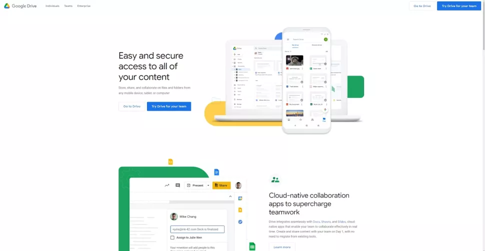 So sánh OneDrive và Google Drive