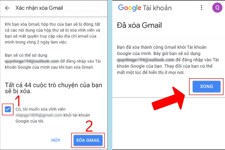 Cách xóa gmail vĩnh viễn