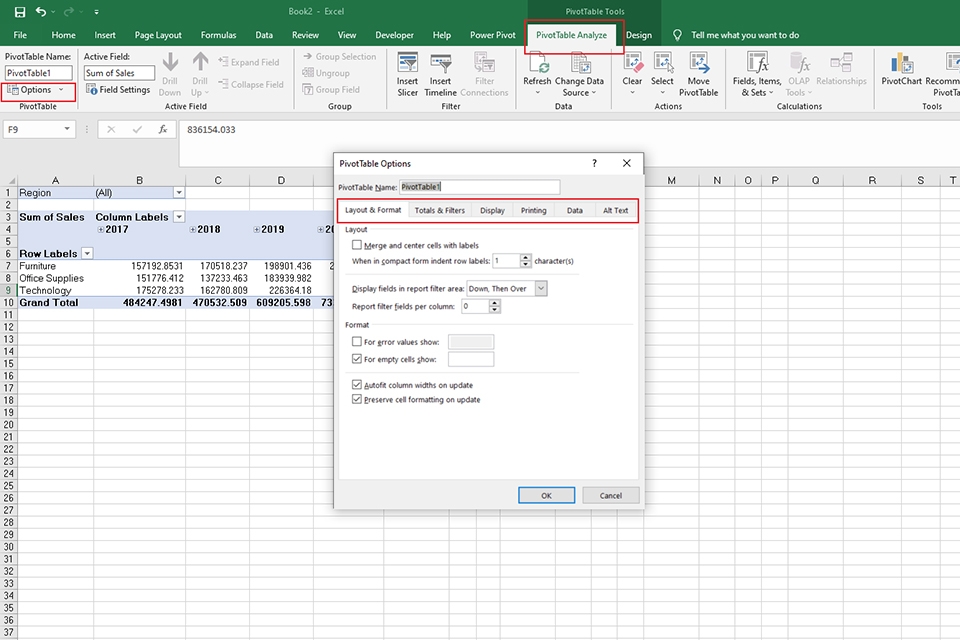 cách sử dụng Pivot Table - Bước 5