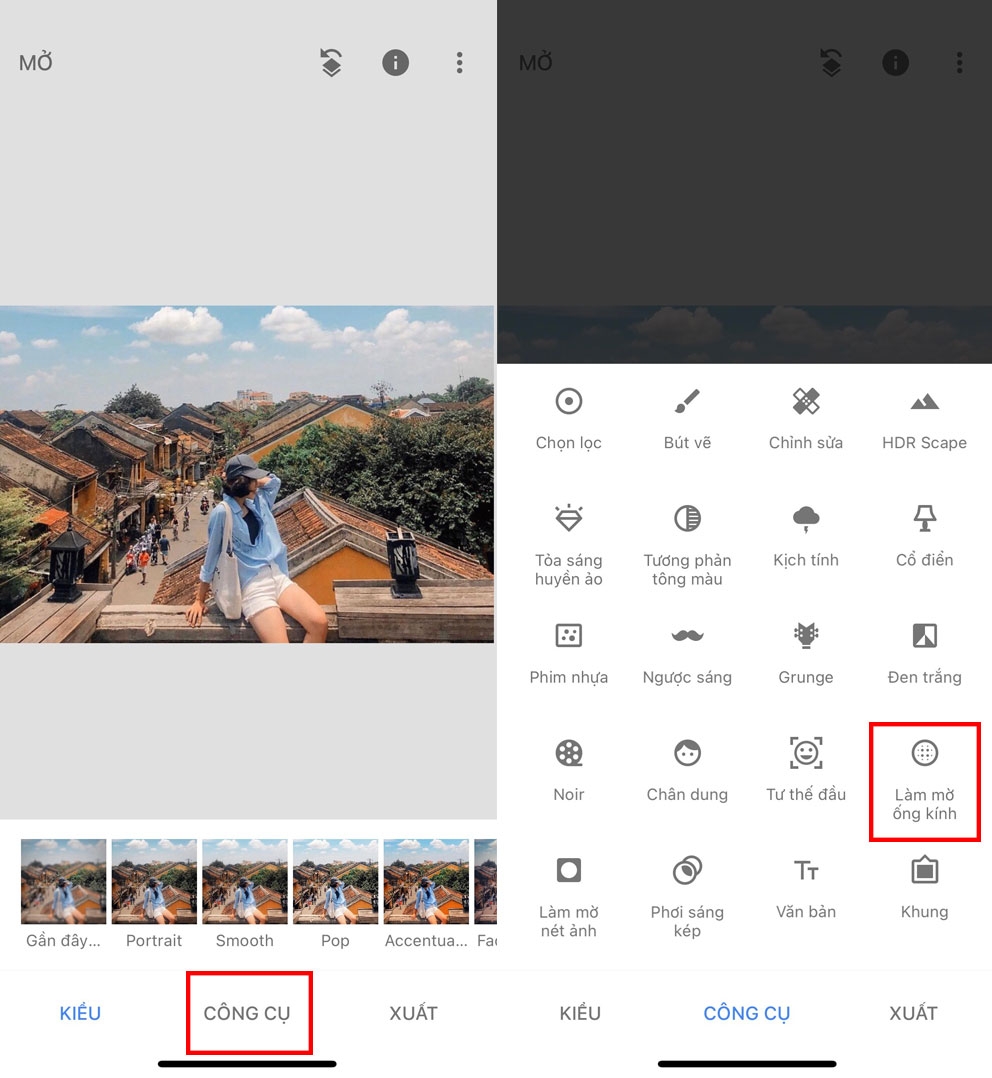 Cách xóa phông bằng Snapseed trên điện thoại đơn giản