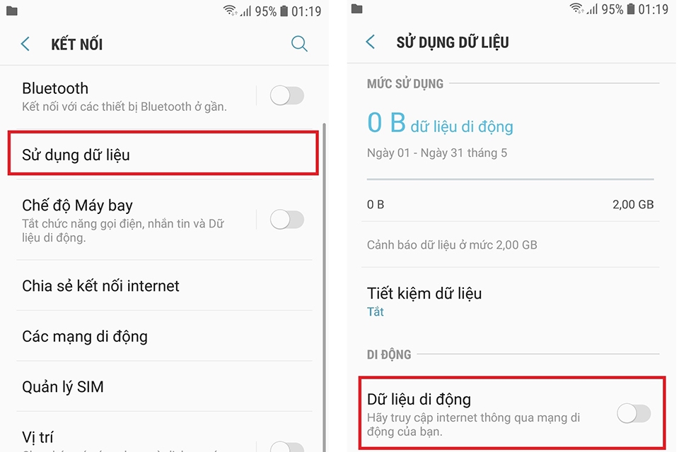 Cách phát wifi trên điện thoại Android - bước 1