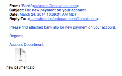 Dấu hiệu Phishing Email 6