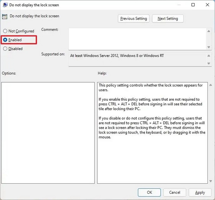 Hướng dẫn tắt màn hình khóa trên Windows 11 (3)