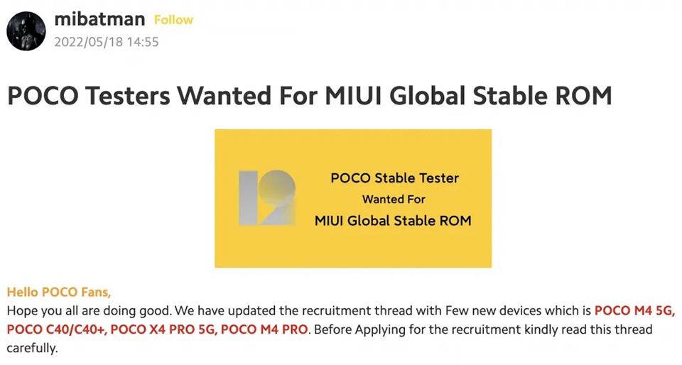 Xiaomi xác nhận sự tồn tại của POCO C40 và POCO C40+