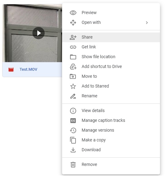 Mở quyền truy cập Google Drive