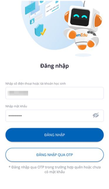 Cách dùng vnEdu tra cứu điểm (Ảnh 2)
