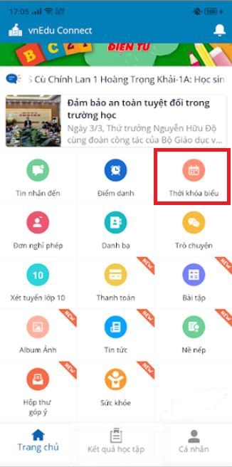 Cách dùng vnEdu tra cứu điểm (Ảnh 6)