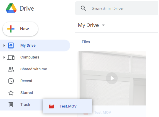 Xóa lịch sử Google Drive
