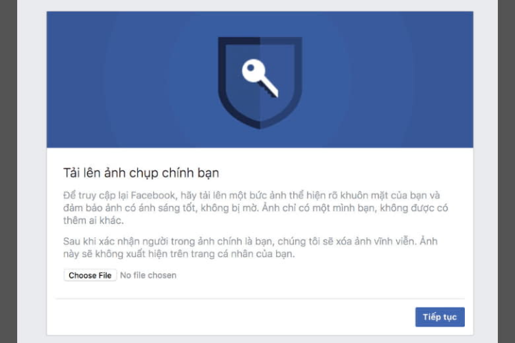 Cách xác thực tài khoản Facebook bằng Giấy tờ tùy thân