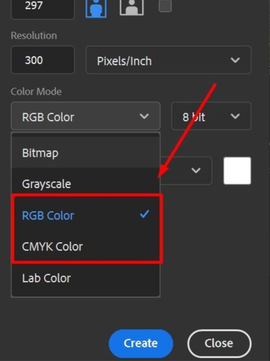 Chọn hệ màu theo nhu cầu của bạn