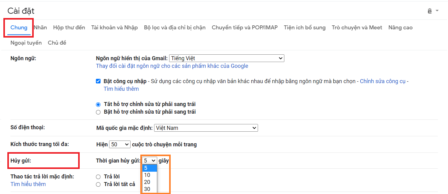 Cách thu hồi email đã gửi lâu trong Gmail đơn giản, nhanh chóng (2)