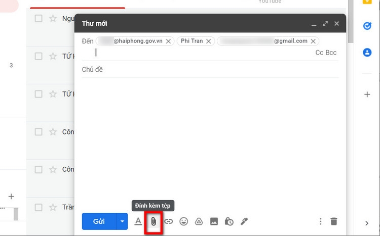 Cách gửi file qua Gmail và hủy gửi thư Gmail khi cần (8)
