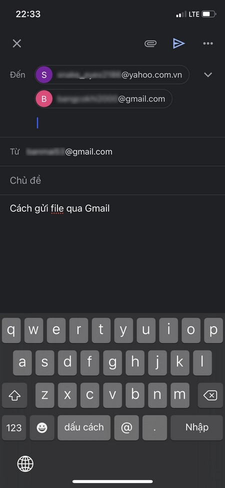 Cách gửi file qua Gmail và hủy gửi thư Gmail khi cần (3)