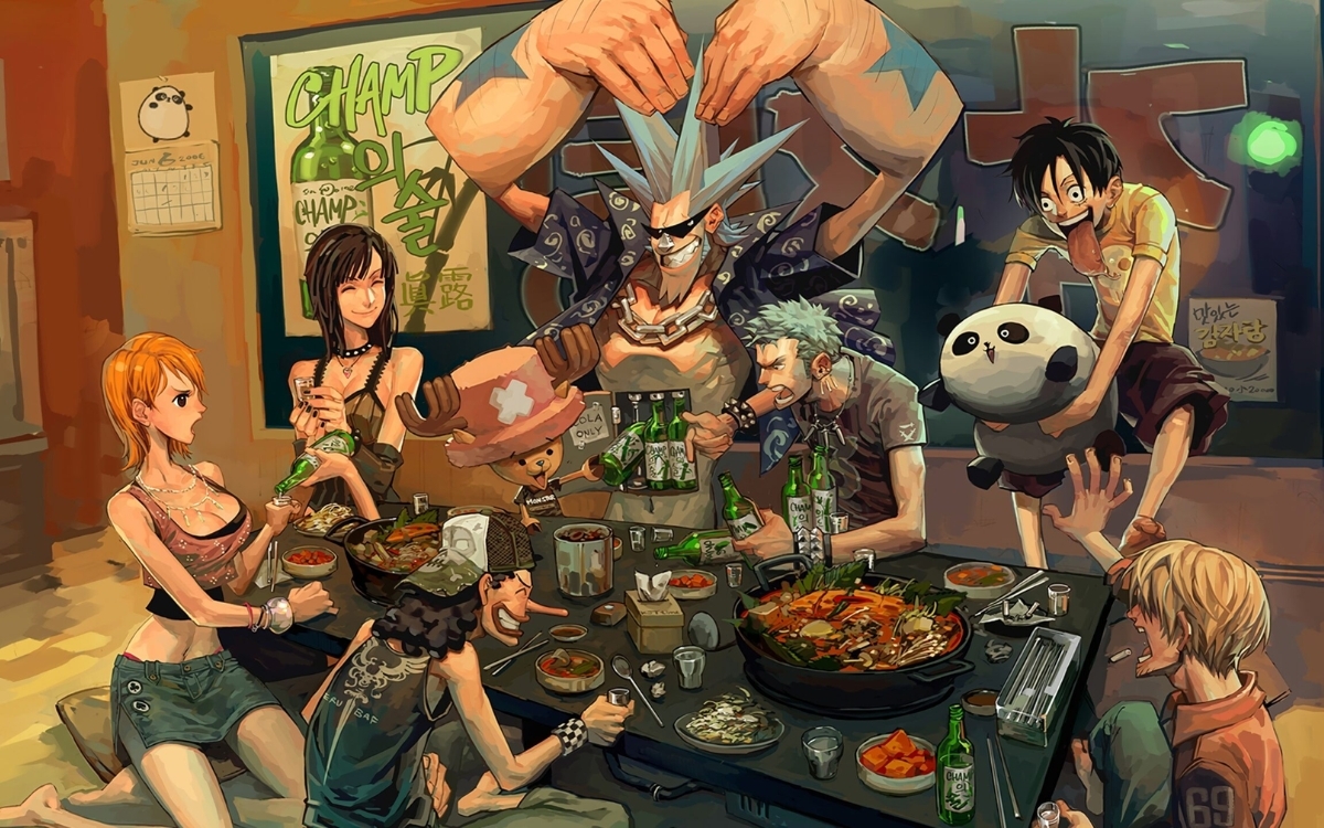 Hình nền máy tính 4K anime One Piece 2