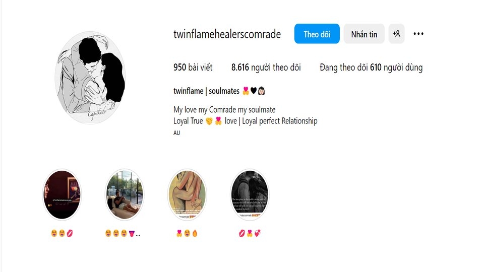 Tên instagram hay cho các cặp đôi