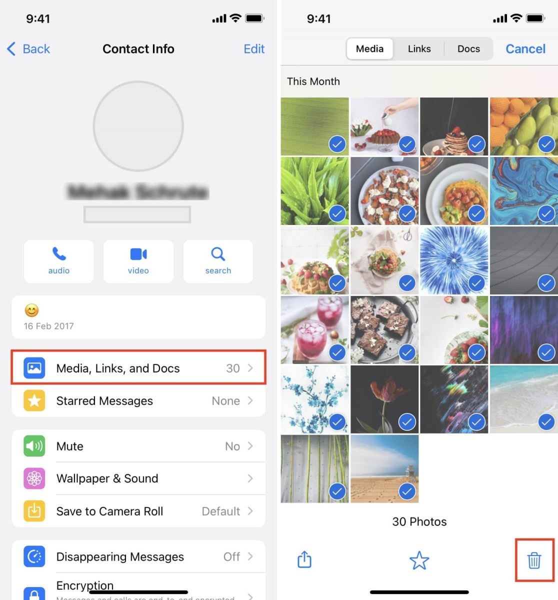 Mẹo xóa tất cả ảnh và video WhatsApp khỏi iPhone (2)