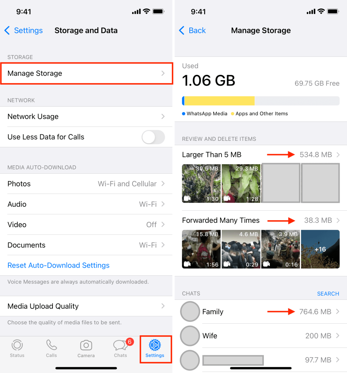 Mẹo xóa tất cả ảnh và video WhatsApp khỏi iPhone (3)