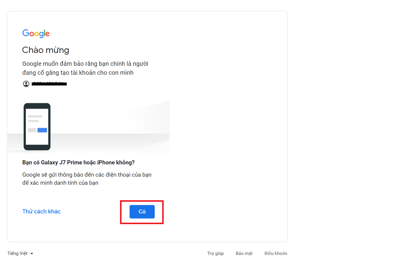 Cách tạo Gmail cho học sinh 7