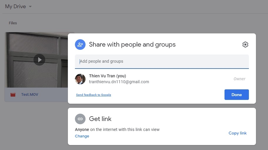 Cách khóa file trên Google Drive