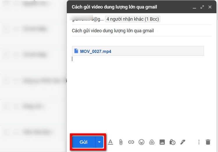Hướng dẫn cách gửi video qua Gmail cực dễ (6)