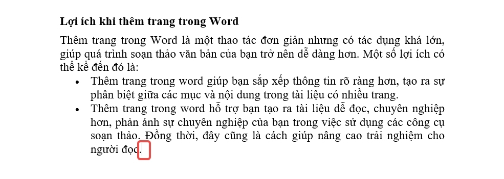 Thêm trang trong word (ảnh 3)