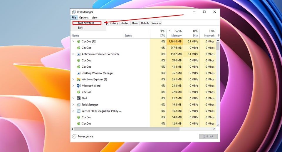 Sửa lỗi Taskbar bị đơ trên Windows 10 - Ảnh 02