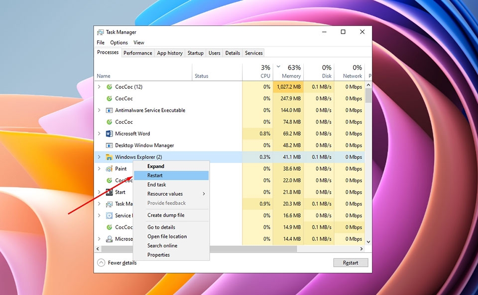 Sửa lỗi Taskbar bị đơ trên Windows 10 - Ảnh 05