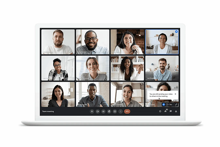 Cách thay đổi bố cục Google Meet trên điện thoại 4