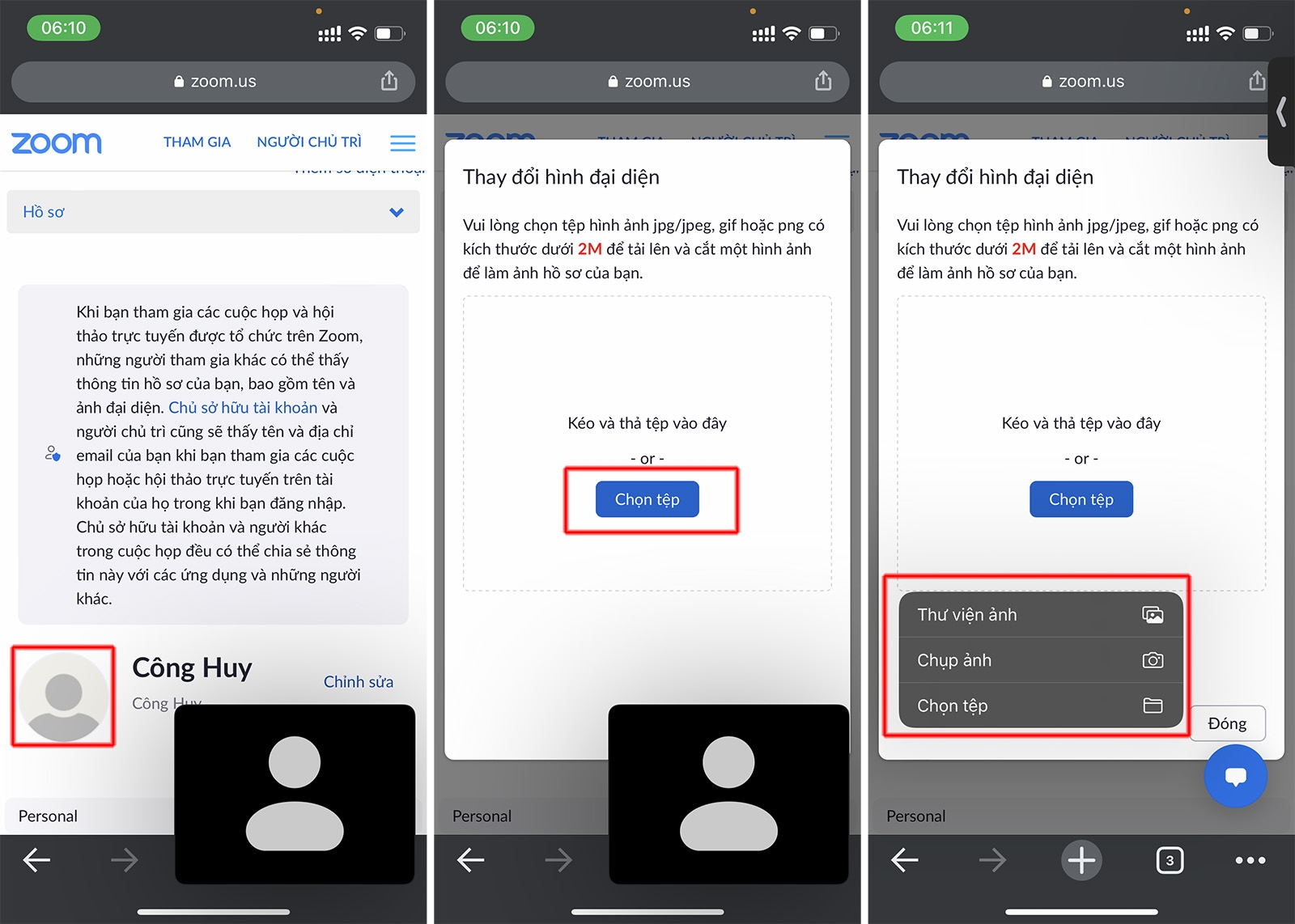 Cách đổi ảnh trên Zoom khi đang học trên điện thoại và máy tính 2 Cách đổi ảnh trên Zoom khi đang học trên điện thoại và máy tính 2