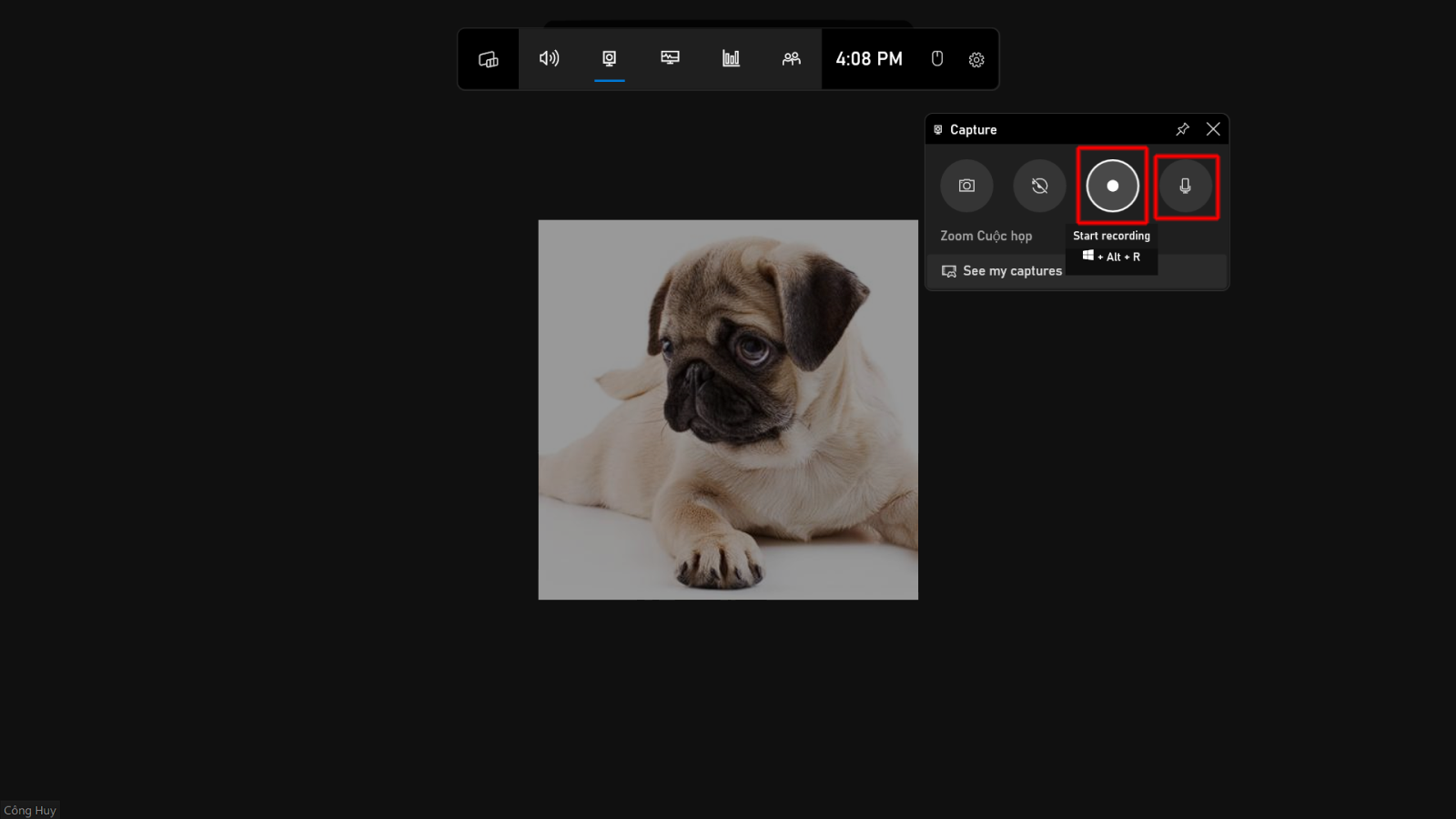 Cách record trên Zoom 5