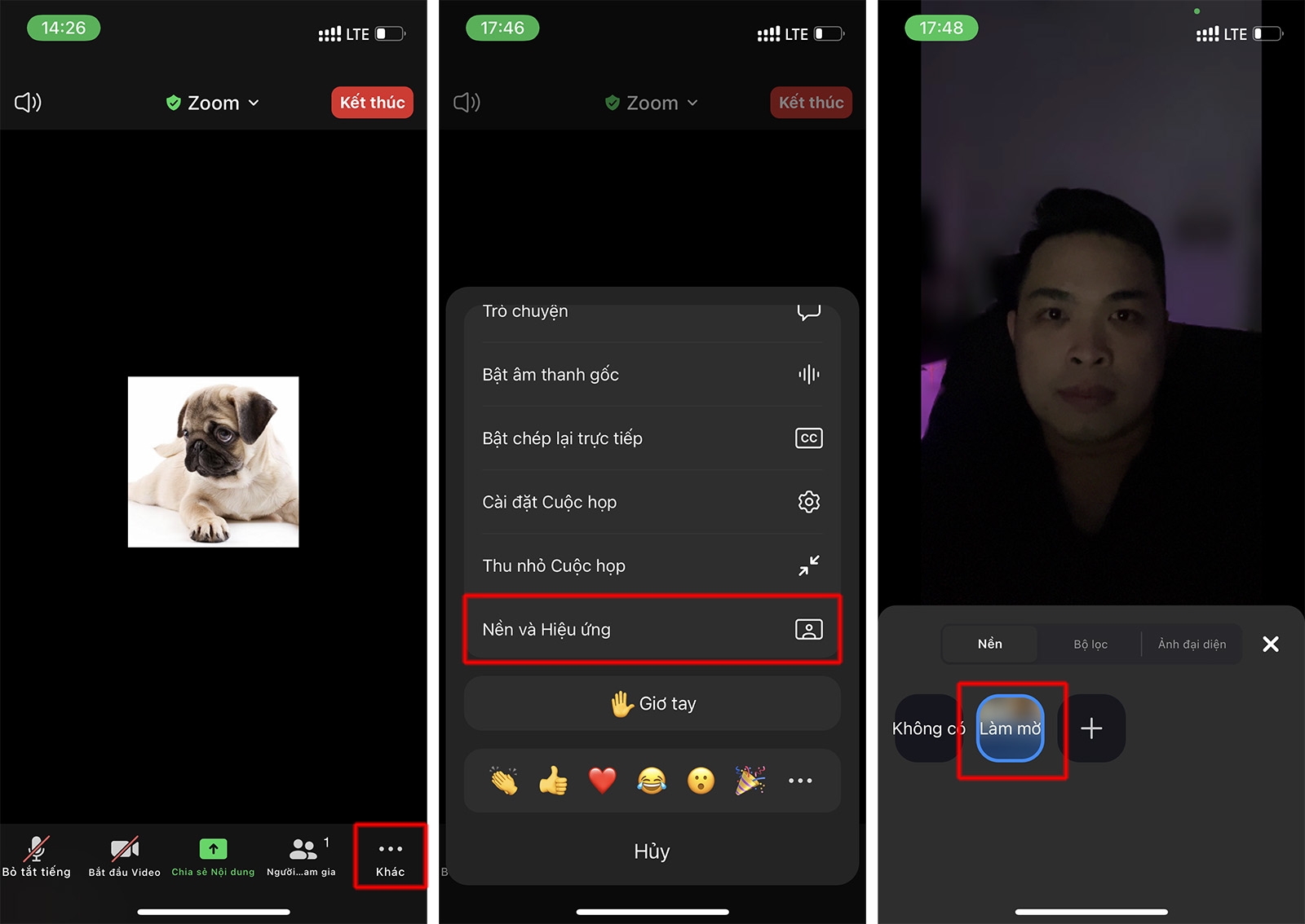Cách làm mờ background trong Zoom 3 Cách làm mờ background trong Zoom 3
