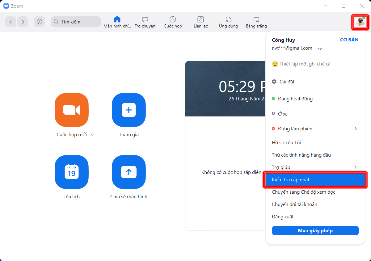 Cách làm mờ background trong Zoom 2 Cách làm mờ background trong Zoom 2