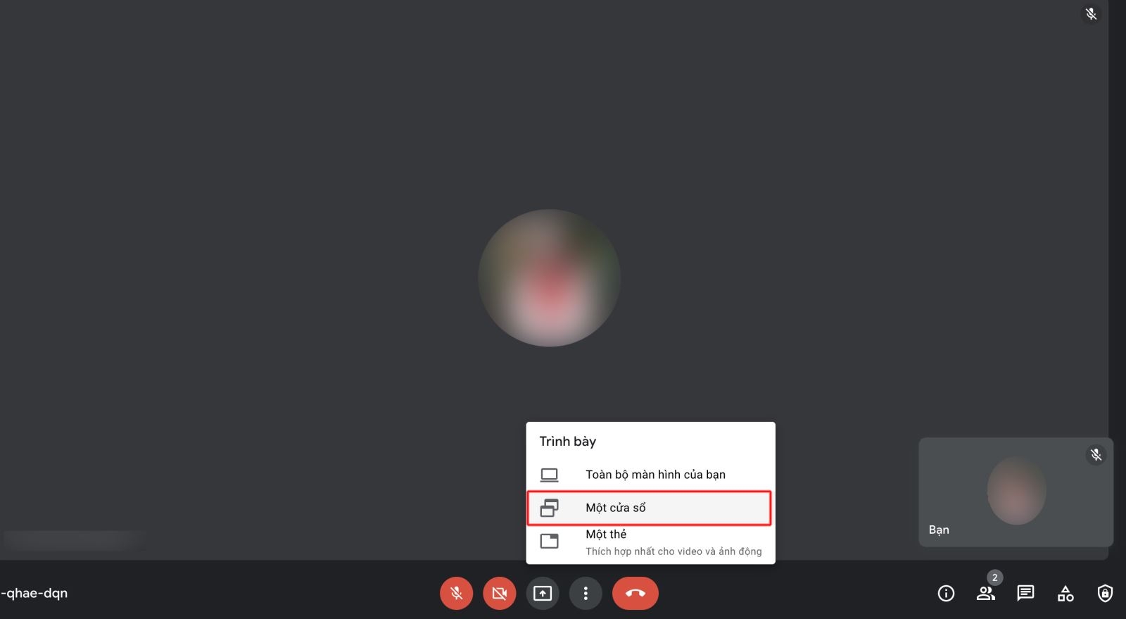 cách trình chiếu powerpoint trên google meet 2