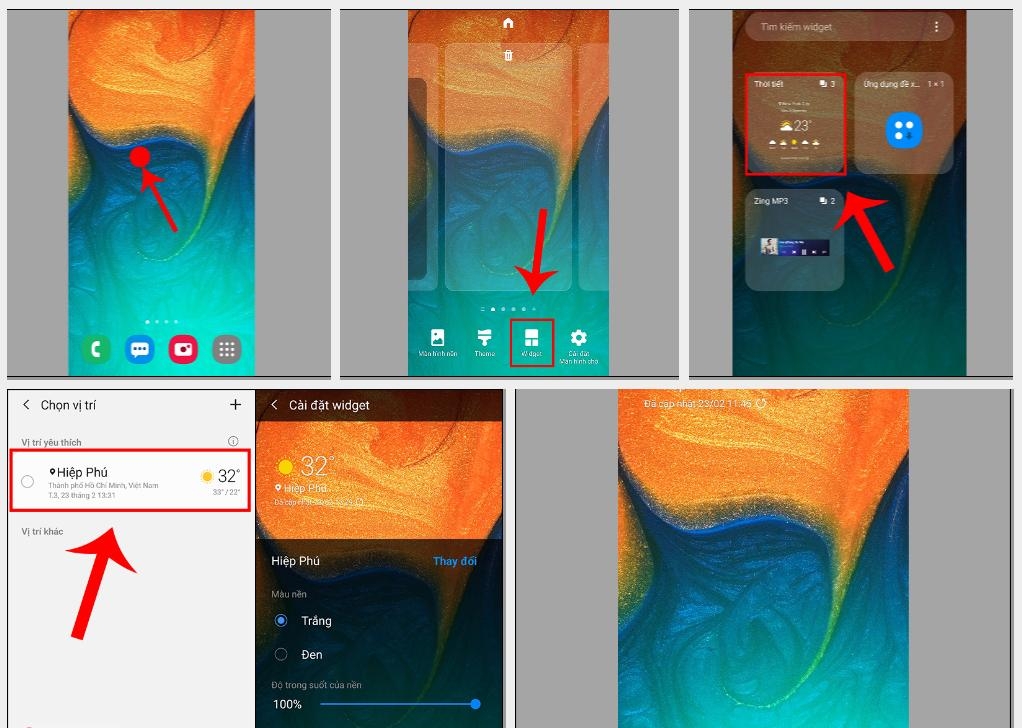 Hướng dẫn cài đặt thời tiết trên điện thoại và máy tính