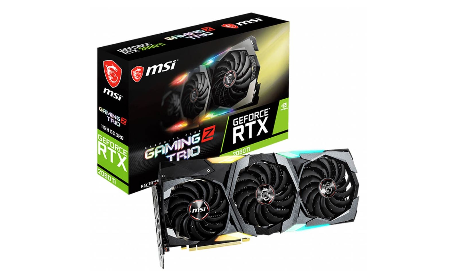Card màn hình dành cho thiết kế đồ họa - MSI GeForce RTX 2080 Ti