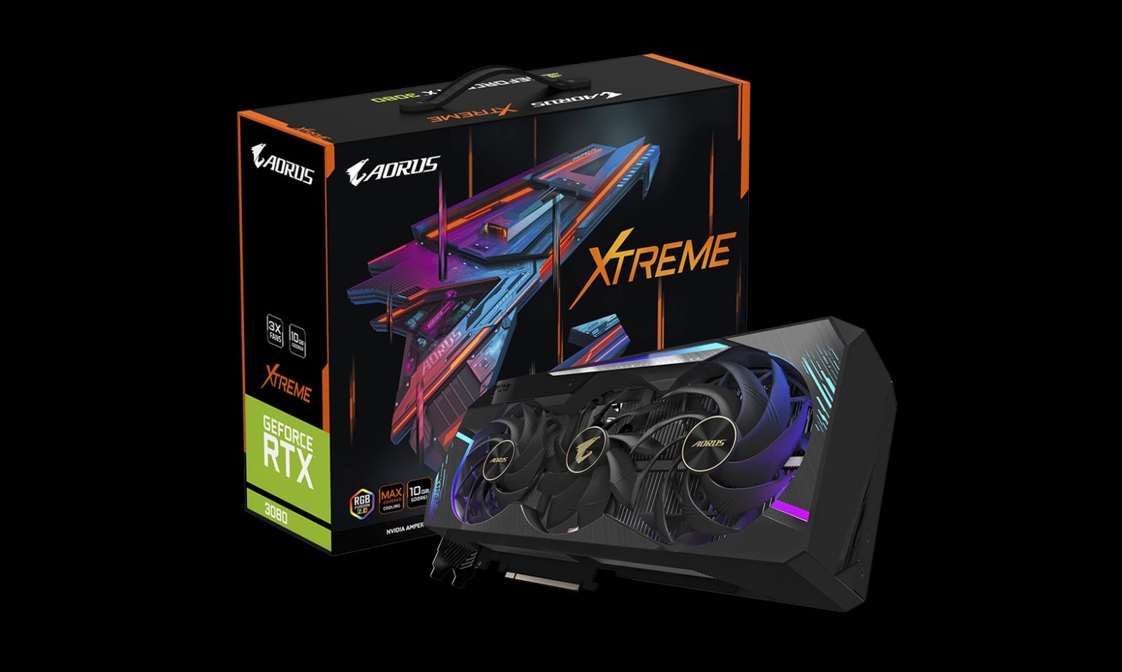 Card màn hình dành cho thiết kế đồ họa - Gigabyte Aorus GeForce RTX 3080
