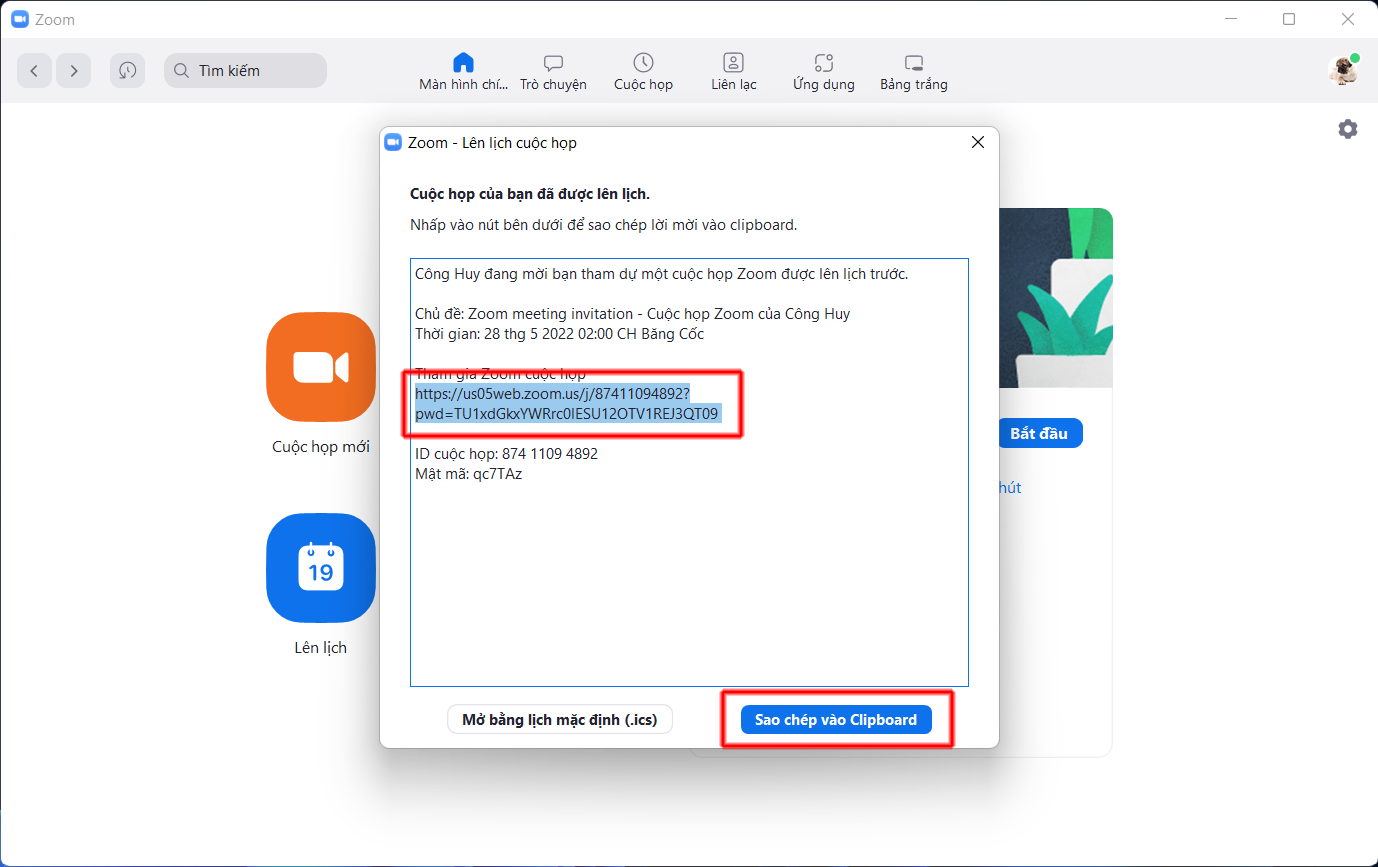 Cách lấy đường link trên Zoom 4 Cách lấy đường link trên Zoom 4