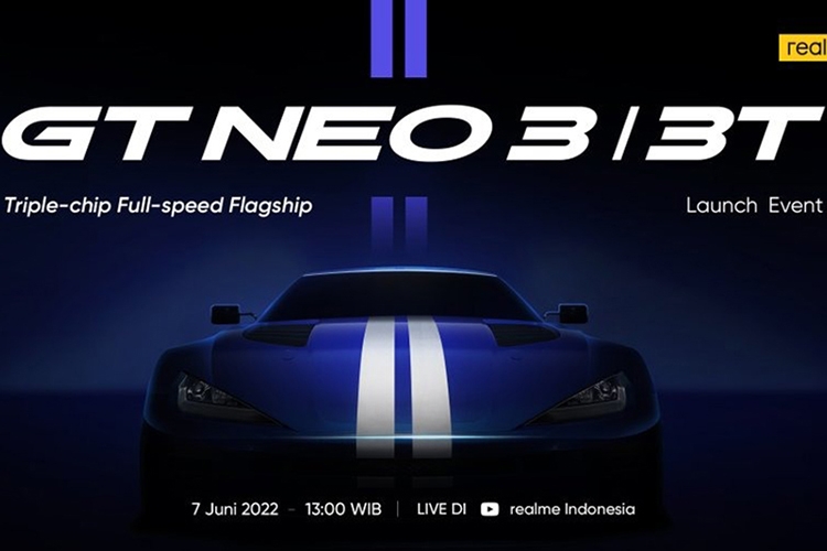 Realme GT Neo 3T với màn hình 120Hz, chip SD870 sẽ ra mắt vào ngày 7/6 Realme GT Neo 3T với màn hình 120Hz, chip SD870 sẽ ra mắt vào ngày 7/6