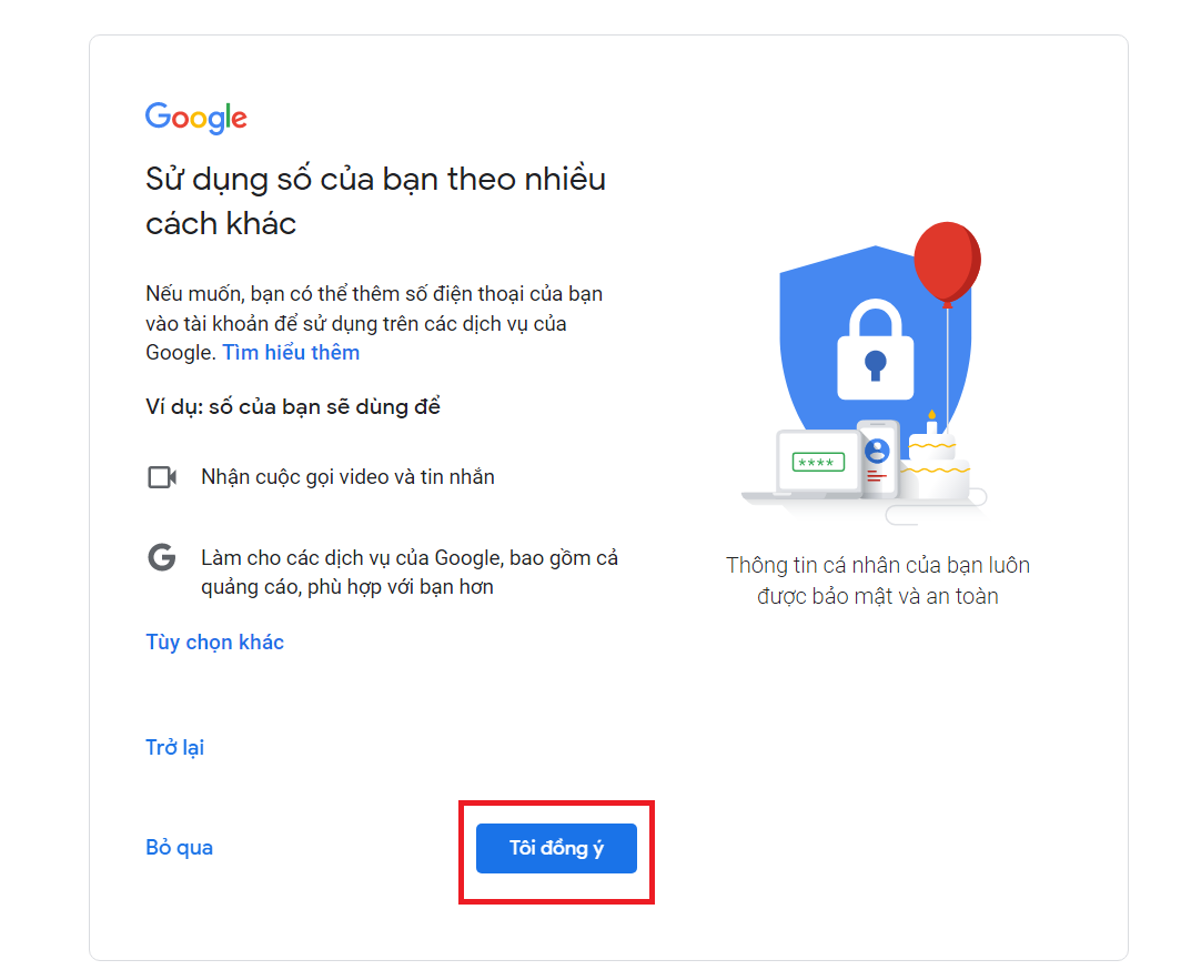 1 số điện thoại tạo được bao nhiêu Gmail? 6