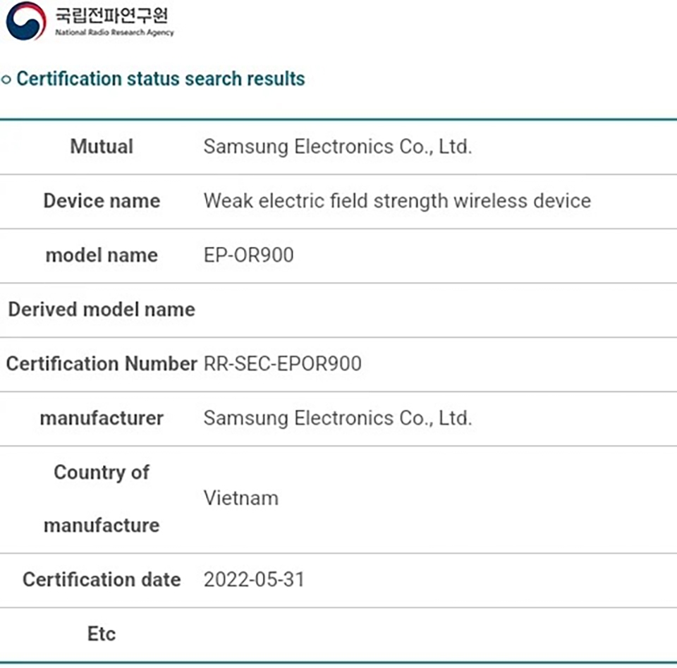 Bộ sạc không dây Samsung Galaxy Watch 5 vừa được chứng nhận bởi RRA