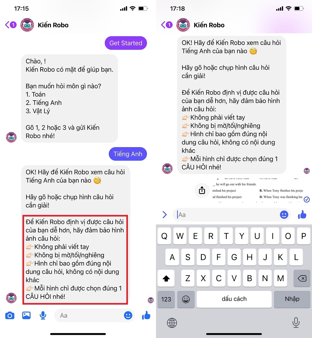 Đây là cách giải bài tập trên Messenger cực nhanh và hiệu quả 3